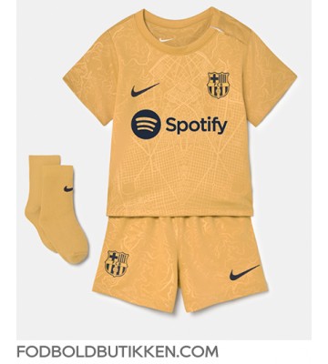 Barcelona Ansu Fati #10 Udebanetrøje Børn 2022-23 Kortærmet (+ Korte bukser)